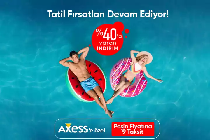 Tatil fırsatları devam ediyor.